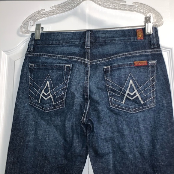 7 For All Mankind A Pocket Flare Jeans size 26 - Picture 4 of 8